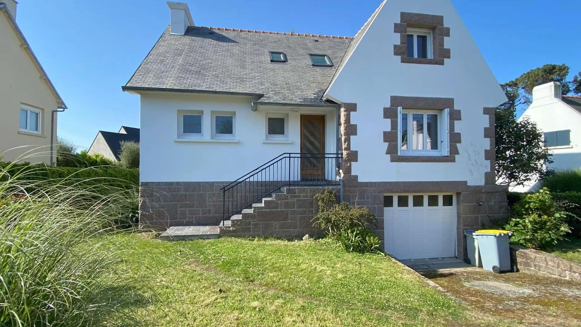 Vakantiehuis Maison A 320M De La Plage Avec Jardin A Tregastel - Fr-1-368-459